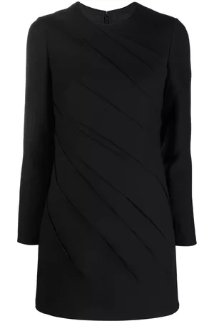 VALENTINO GARAVANI Long-sleeve gathered minidress