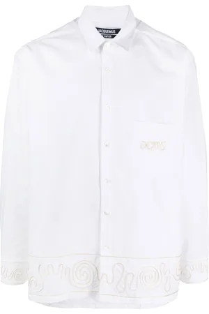 Jacquemus Embroidered design long-sleeve shirt