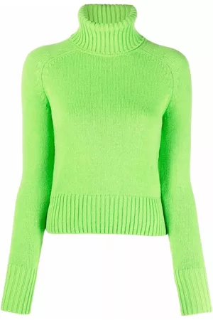 Ami Funnel neck virgin wool jumper
