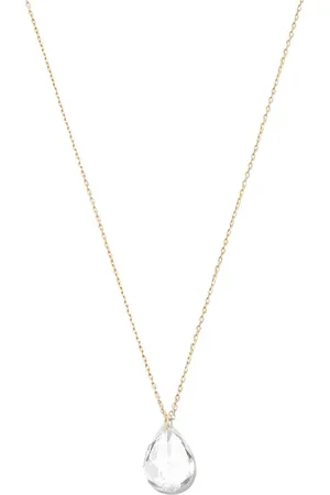 PERSÉE 18kt yellow pear topaz necklace