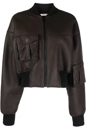 The Mannei Cropped bomber jacket