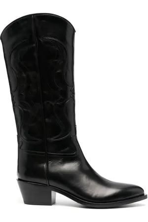 SARTORE Knee-high leather cowboy boots
