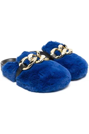 Florens Chain-link detail slippers