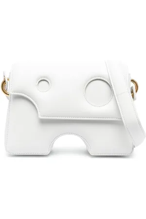 Burrow 22 Off White bag in nappa leather with holes