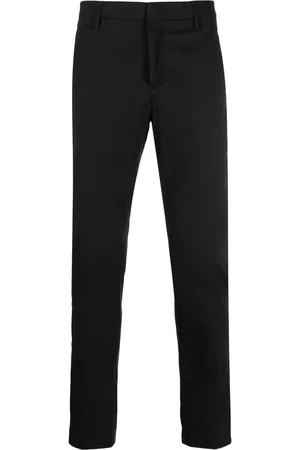 Dondup Men Skinny Pants - Cotton slim-cut trousers