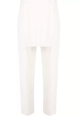 Maison Margiela Cut-out layered tailored trousers