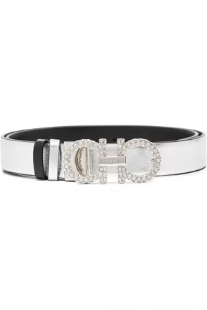 Salvatore Ferragamo Rhinestone buckle belt