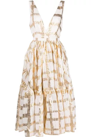 Rochas Flared midi dress
