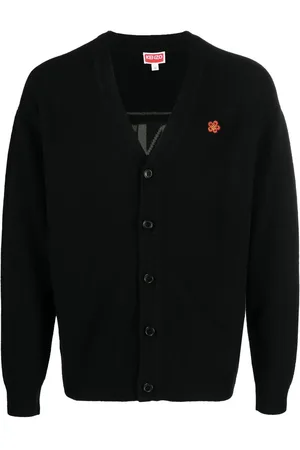 Kenzo Patch-detail wool cardigan