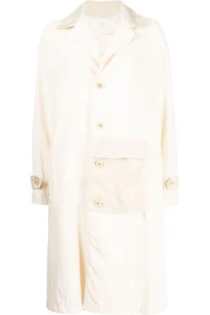 Y'S Single-breasted button-up coat