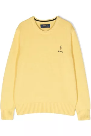 Ralph Lauren Embroidered-logo crewneck jumper