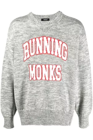 UNDERCOVER Intarsia-knit slogan print jumper