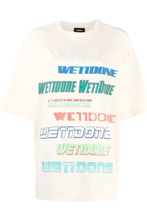 We11 Done Logo print short-sleeve T-shirt