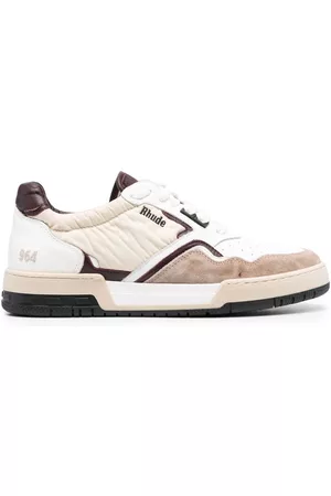 Rhude Lace-up logo-patch sneakers
