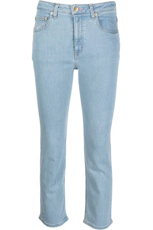 TU ES MON TRESOR The Rose Quartz mid-rise cropped skinny jeans