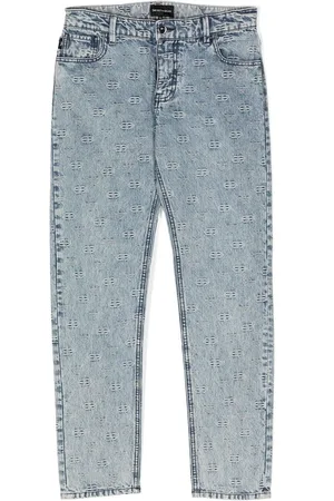 Emporio Armani Monogram straight-leg jeans