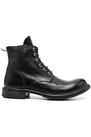 Moma Men Boots - 30mm lace-up leather boots