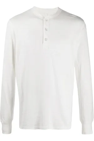 RAG&BONE Round-split neck long-sleeved top