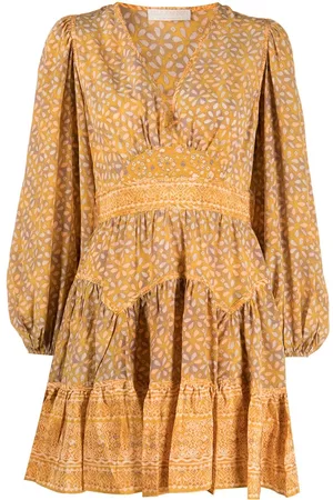 ULLA JOHNSON Hayana puff-sleeve dress
