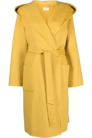 P.a.r.o.s.h. Tie-waist wrapped wool coat
