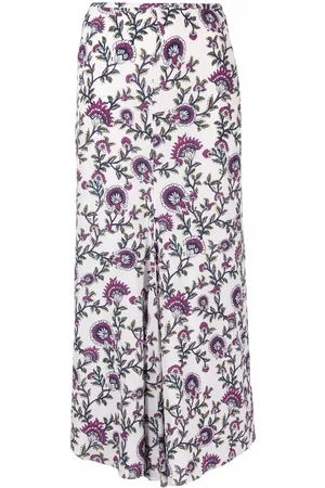 Isabel Marant High-waisted floral-print skirt