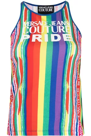 VERSACE Pride Project-print vest top