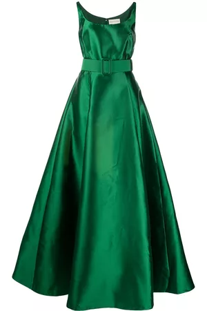 Sachin & Babi Kruse empire-line belted gown