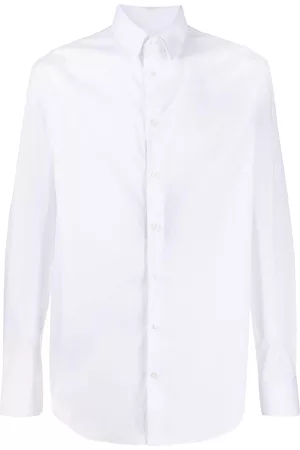 Giorgio Armani Curved hem longsleeved shirt