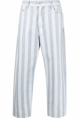 SUNNEI Belli Fuori striped wide-leg jeans
