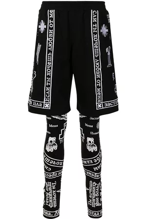 KTZ Church-print legging shorts