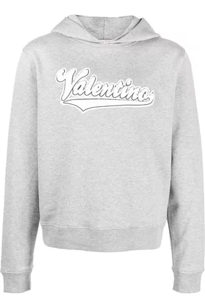 VALENTINO GARAVANI Embroidered logo patch hoodie