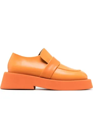 MARSÈLL Square-toe leather loafers