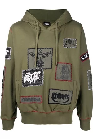 KTZ Patch-detailed drawstring hoodie