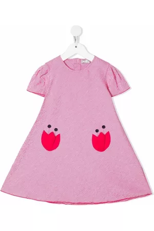Il gufo Pocket-detail flared dress
