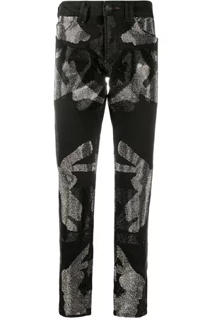 Philipp Plein Camouflage Super Straight Cut jeans