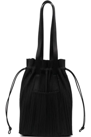PLEATS PLEASE ISSEY MIYAKE Fully-pleated drawstring tote bag