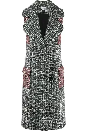 Edward Achour Paris Sleeveless tweed coat