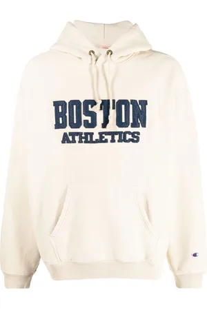 Champion Men Sweatshirts - Boston-print hoodie