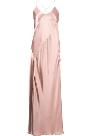Michelle Mason Open-back silk gown