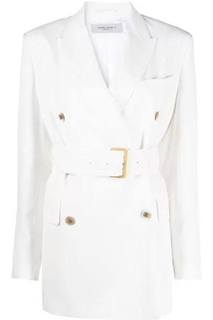 Golden Goose Double-breasted belted blazer