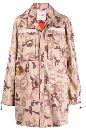 The Attico Camouflage-print parka