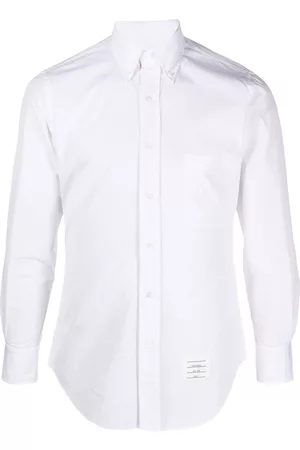 Thom Browne Button-down RWB detail shirt