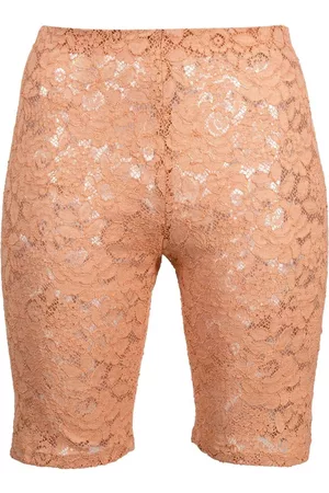 Stella McCartney Floral-lace cycling shorts