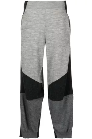 Stella McCartney Colour-block knitted trousers