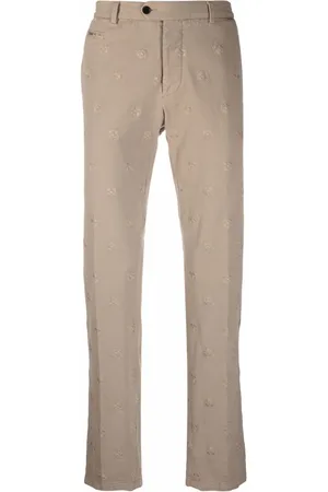 Philipp Plein Embroidered skull trousers