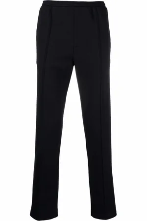Palm Angels Fitted side stripe track pants