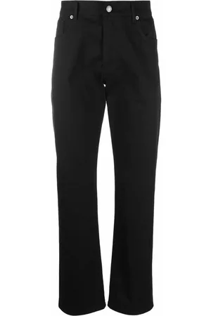 Moschino Logo-print straight-leg trousers