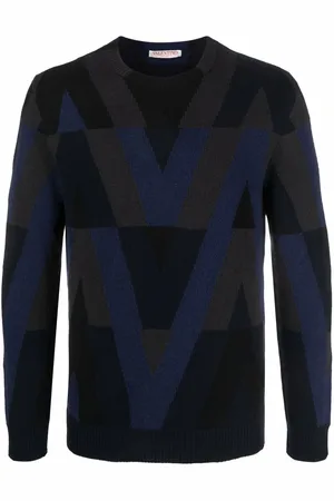 VALENTINO GARAVANI Intarsia-pattern knit jumper