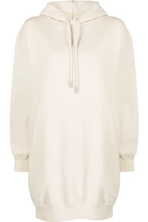 OFF-WHITE Diag-stripe print sweatshirt dress