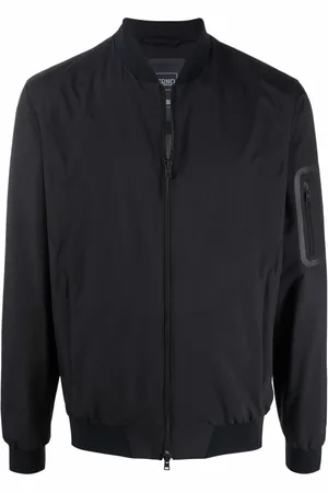 HERNO Zip-pocket bomber jacket